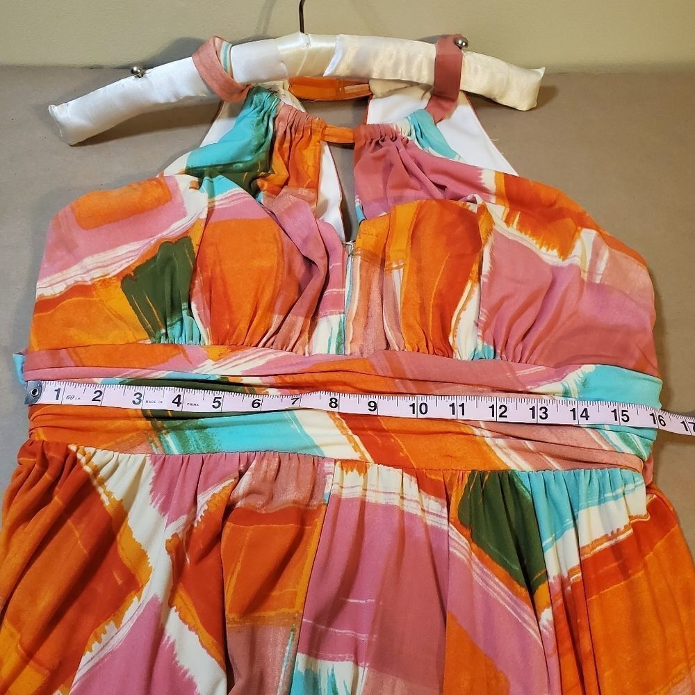 Colorfull Halter Dress - Picture 10 of 11